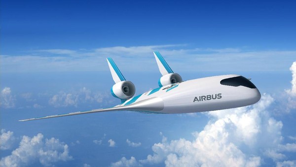 Pesawat Komersil Mirip Jet Tempur Siluman dari Airbus