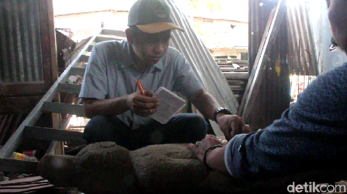 patung mirip manusia di Pinrang