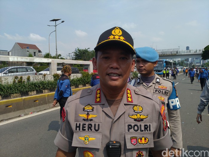 Kapolres Metro Jakarta Pusat Kombes Heru Novianto (Sachril Agustin Berutu/detikcom)