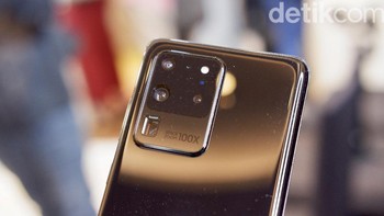 Selain itu Galaxy S20 Ultra dibekali kamera 108 MP. Foto: Adi Fida Rahman/detikINET