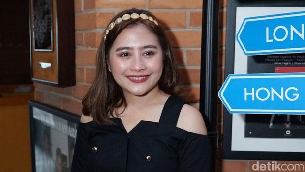 Prilly Latuconsina saat ditemui di kawasan Jakarta Pusat.