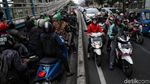 Potret Muram Pengendara Motor di Ibu Kota