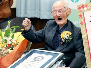 Lagi, Jepang Antarkan Warganya Jadi Pria Tertua Sejagat