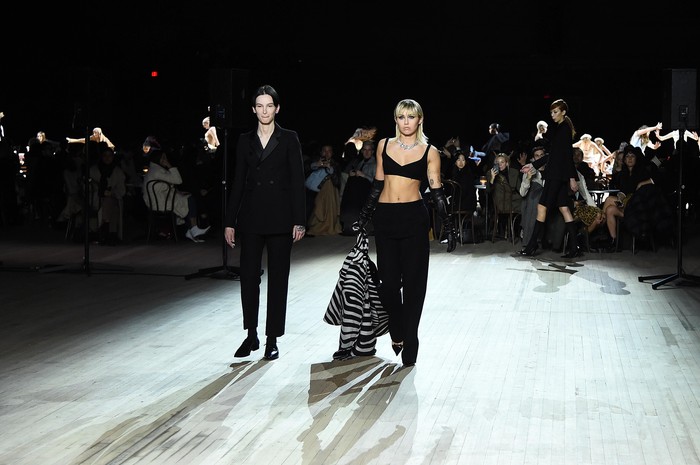 NEW YORK, NEW YORK - FEBRUARY 12: Miley Cyrus walks the runway at the Marc Jacobs Fall 2020 runway show during New York Fashion Week on February 12, 2020 in New York City. (Photo by Jamie McCarthy/Getty Images for Marc Jacobs)