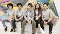 Para bintang Milea: Suara dari Dilan saat berkunjung ke kantor detikcom belum lama ini.
