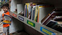 Antusias warga yang cukup tinggi terhadap taman baca itu seiring waktu mendapat perhatian dari pemerintah setempat. Buku-buku dari beragam genre disumbangkan oleh pemerintah setempat untuk menambah koleksi buku-buku di taman baca tersebut.