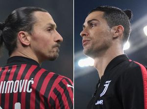 Milan Vs Juventus di Coppa Italia: Momen Zlatan Vs Ronaldo