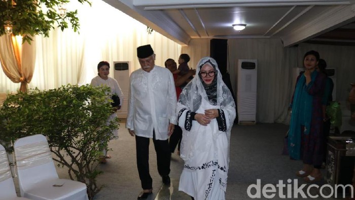 Pengajian jelang pernikahan cucu Soeharto (Hanif Hawari/detikcom)