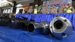Knalpot Brong Berakhir di Mesin Potong