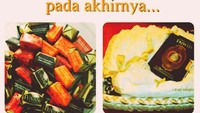 Meme baper (bawa perasaan) lainnya adalah meme cokelat dan seperangkat alat sholat. Dimana bertuliskan, Yang ngasih cokelat pada akhirnya kalah sama yang ngasih seperangkat alat sholat. Setuju tidak? Foto: Istimewa