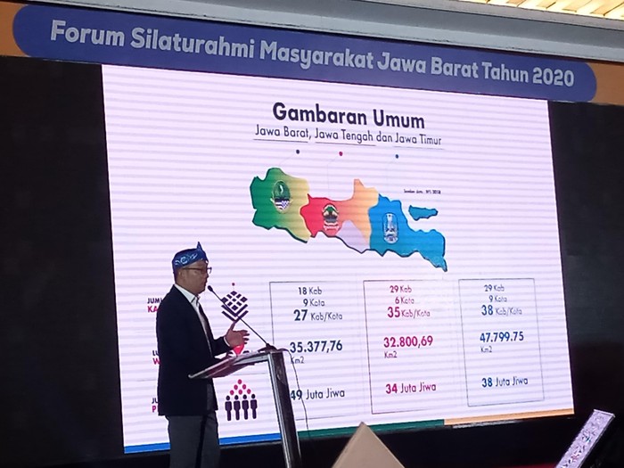 Gubernur Ridwan Kamil di Forum Silaturahmi Jabar