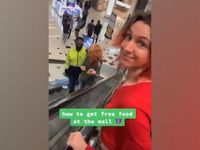 Tren Terbaru di TikTok, Nyomot Makanan Orang di Eskalator