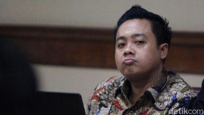 Eks asisten pribadi Menpora Imam Nahrawi, Miftahul Ulum kembali jalani sidang lanjutan di Pengadilan Tipikor, Jakarta.