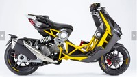 Untuk kapasitas mesin motor ini bakal setara dengan 125cc-200cc 4 stroke. Foto: Pool (MCN)