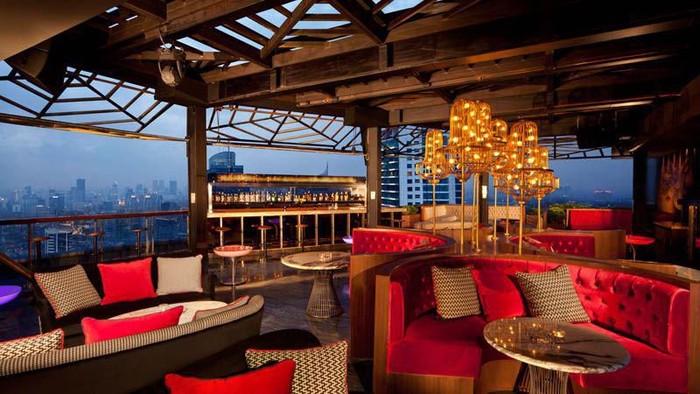Kafe rooftop di Jakarta