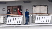 Sejauh ini sudah 454 orang dari kapal pesiar itu yang dinyatakan positif virus corona. Getty Images/Carl Court.