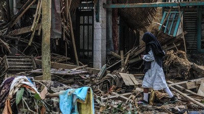 Korban Banjir Banten Menanti Dana Tunggu Hunian