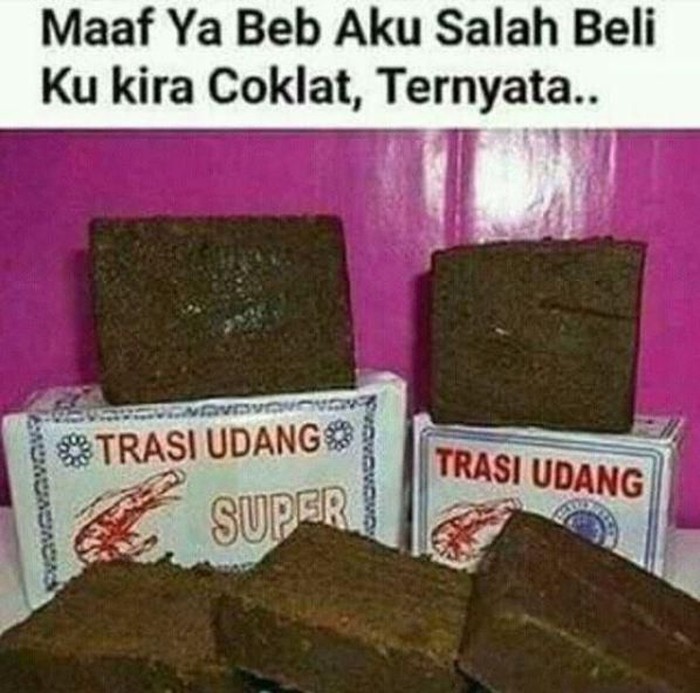 meme kocak cokelat