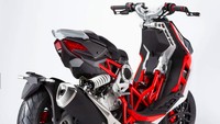Soal tenaga yang dihasilkan, motor ini dikatakan akan memiliki mesin yang kecil, satu silinder 2 stroke layaknya motor tahun 90an. Foto: Pool (MCN)