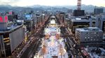 Potret Patung-Patung Salju Raksasa di Festival Sapporo