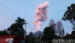Penampakan Erupsi Gunung Merapi Tadi Pagi