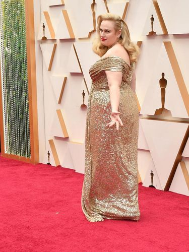 Rebel Wilson di Oscar 2020 HOLLYWOOD, CALIFORNIA - FEBRUARY 09: Rebel Wilson attends the 92nd Annual Academy Awards at Hollywood and Highland on February 09, 2020 in Hollywood, California. (Photo by Amy Sussman/Getty Images)
