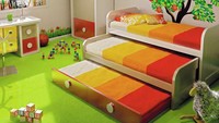 Tempat tidur rangkap tiga ini juga bisa jadi pilihan menarik lho untuk menyiasati kamar yang kecil. Istimewa/Dok. Boredpanda.