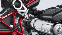 Italjet juga mengatakan motor ini 90 persennya akan diekspor ke negara-negara Eropa, seperti Inggris dan Jerman. Foto: Pool (MCN)