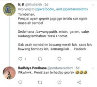 Netizen Sebut Ayam Geprek di Luar Yogyakarta Tidak Sesuai Pakem, Ini Sebabnya