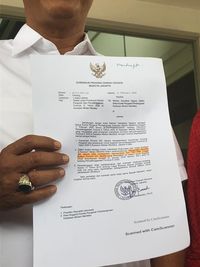 Ketua DPRD DKI Prasetio Edi Marsudi adukan Dugaan Manipulasi Izin TACB untuk Formula E ke Kemensetneg
