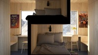 Bentuk tempat tidur seperti ini bisa jadi pilihan bagi keluarga yang memiliki anak cukup banyak tetapi memiliki kamar yang sedikit di rumah. Pasalnya, dengan kondisi tempat tidur seperti ini penghuni kamar tetap memiliki ruang sendiri meski berbagi kamar dengan orang lain. Istimewa/Dok. Boredpanda.