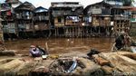 Foto Perjalanan Normalisasi Ciliwung sampai Mangkrak di Era Anies