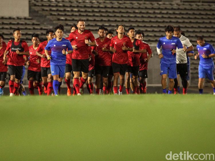 Latihan Perdana Timnas Dibawah Arahan Shin Tae-yong
