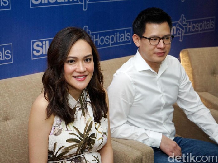 Shandy Aulia Shandy Aulia saat ditemui di RS Siloam TB Simatupang.