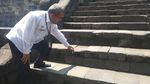 Penampakan Candi Borobudur yang Ditempeli Permen Karet