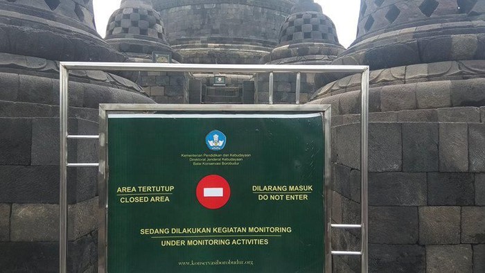 Candi Borobudur sampai lantai 8 Candi Borobudur sampai lantai 8