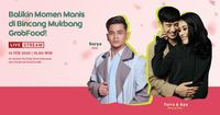 Tarra & Gya Bagi Momen Manis Bareng GrabFood Sambil Ditantang Mukbang
