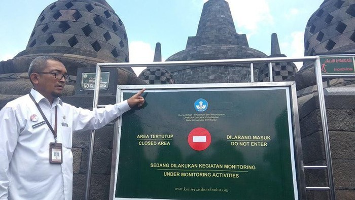 Candi Borobudur sampai lantai 8