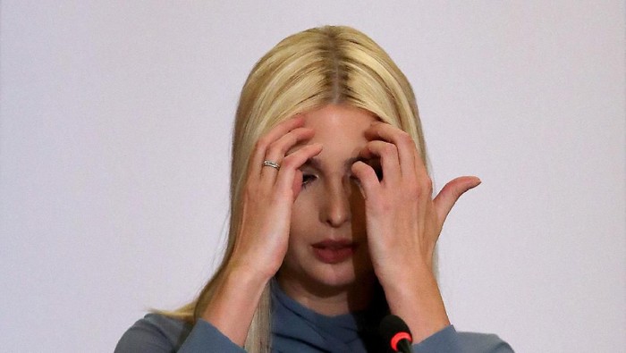 WASHINGTON, DC - FEBRUARY 12: U.S. President Donald Trumps daughter and advisor Ivanka Trump hosts an event to mark the first anniversary of her Womens Global Development Prosperity Initiative in the Franklin Room at the State Department February 12, 2020 in Washington, DC. Sen. Lindsey Graham (R-SC) and Sen. Jeanne Shaheen (D-NH) are proposing legislation that would make the economic empowerment of women a priority of U.S. foreign policy, establish an Office of Women’s Empowerment at the State Department and ensure that Ivanka Trumps initiative would continue beyond the Trump administration. (Photo by Chip Somodevilla/Getty Images)