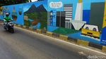 Mural Cinta Lingkungan Percantik Pintu Air Manggarai