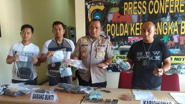 Judi Game Ketangkasan Digerebek di Babel, 37 Orang Diamankan