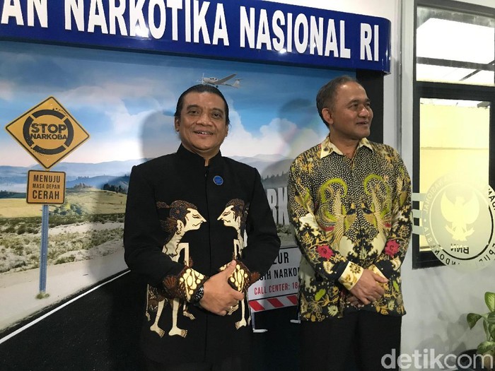Didi Kempot jadi Duta Antinarkoba BNN (Hanif Hawari/detikcom) Didi Kempot jadi Duta Antinarkoba BNN (Hanif Hawari/detikcom)