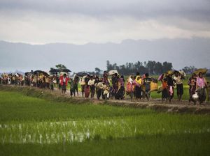 Etnis Rohingya di Kamp Bangladesh Suka Cita atas Penahanan Aung San Suu Kyi