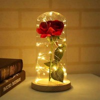 Agar hadiah pemberian bisa dipajang, kamu juga bisa memberikan Forever Rose Lamp ini. Hiasan ini bisa menyala dan terdapat tombol on dan off pada lampunya. Cocok untuk kado Valentine nih gengs! Foto: Instagram