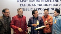 Bank Mandiri Taspen sendiri membukukan laba bersih pada tahun 2019 sebesar Rp 456 miliar.