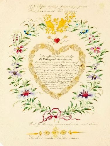 Ditemukan Kartu Ucapan Valentine Tertua di Dunia, Isinya Sungguh Romantis