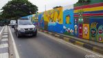 Mural Cinta Lingkungan Percantik Pintu Air Manggarai