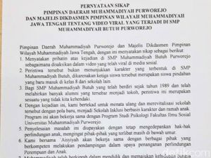 Pasca Penyiksaan Siswi SMP Purworejo, Ini Langkah Muhammadiyah