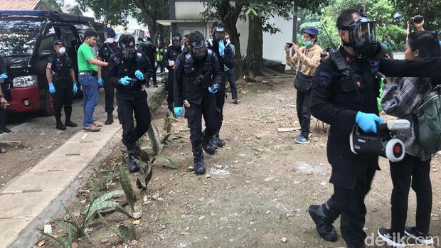 Cek Radioaktif di Batan Indah, Polri Kerahkan Tim Teknisi KBR Brimob