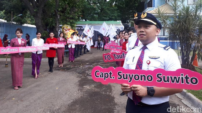 kru, pilot batik air pulang ke Jakarta, Sabtu (15/2/2020)